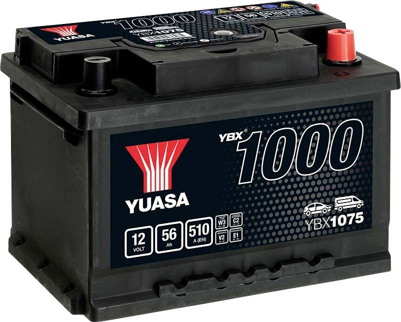 Yuasa CaCa Autó akku 12 V 56 Ah Pólustípus: T1