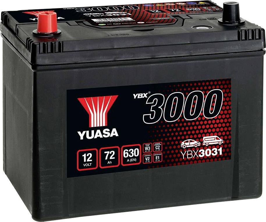 Yuasa SMF Autó akku 12 V 72 Ah Pólustípus: T1