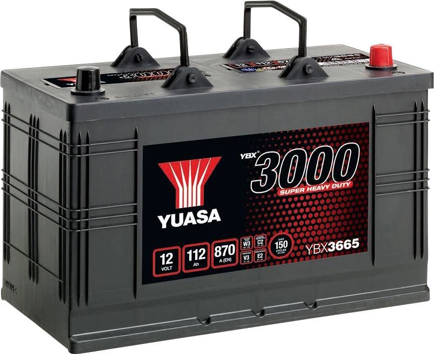 Yuasa Super Heavy Duty SMF Autó akku 12 V 112 Ah Pólustípus: T1