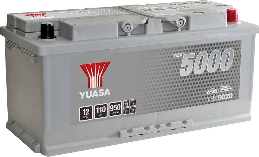 Yuasa Silver High Performance Autó akku 12 V 110 Ah Pólustípus: T1