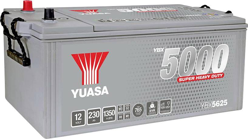 Yuasa Super Heavy Duty SMF Autó akku 12 V 230 Ah Pólustípus: T1