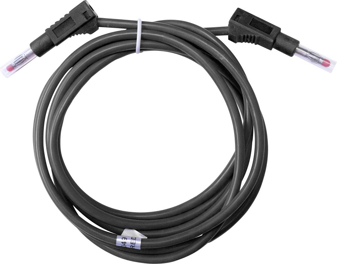 Mueller Electric BU-2323-10-36-0 Mérővezeték Banándugó, 4 mm Banándugó, 4 mm 91.4 cm Fekete 1 db