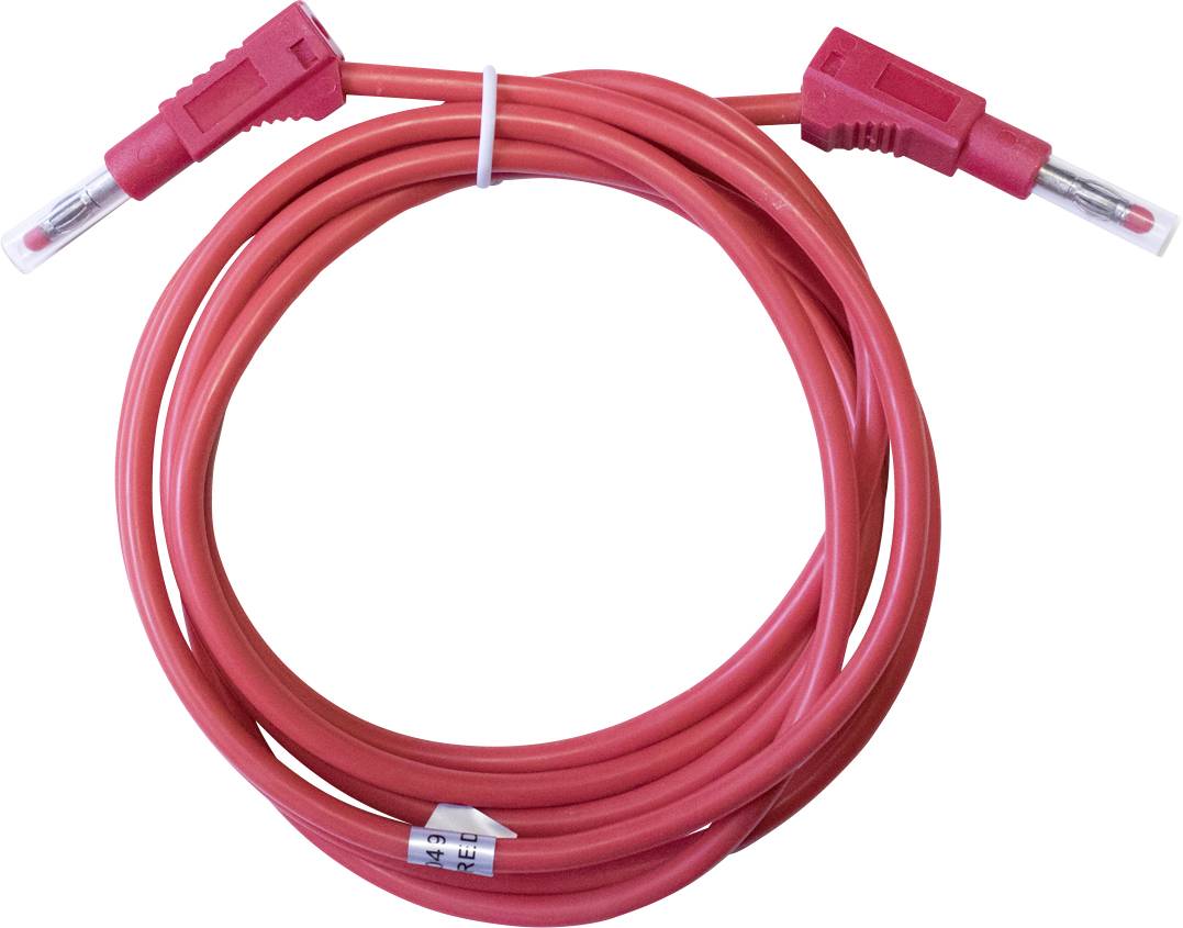 Mueller Electric BU-2323-10-36-2 Mérővezeték Banándugó, 4 mm Banándugó, 4 mm 91.4 cm Piros 1 db