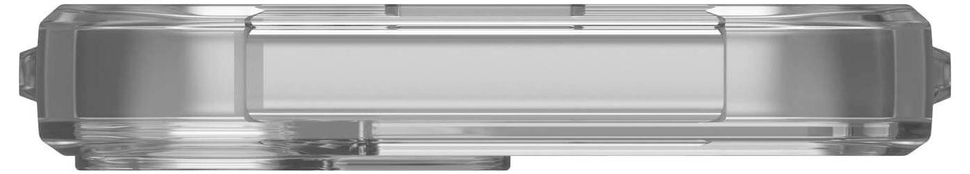 Egy átlátszó, téglalap alakú, lapos tok. Úgy tűnik, műanyagból készült, sima felülettel, látható feliratok nélkül.