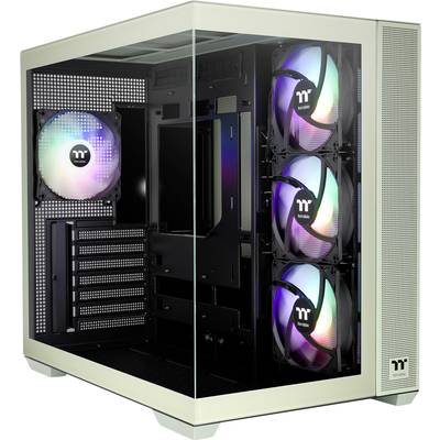 Thermaltake View 380 TG ARGB Matcha Green Midi torony Számítógép ház Zöld