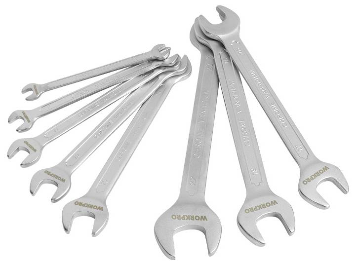 WorkPro WP202506 Kettős csavarkulcs készlet 8 részes Kulcsszélesség (metrikus) 6 - 22 mm