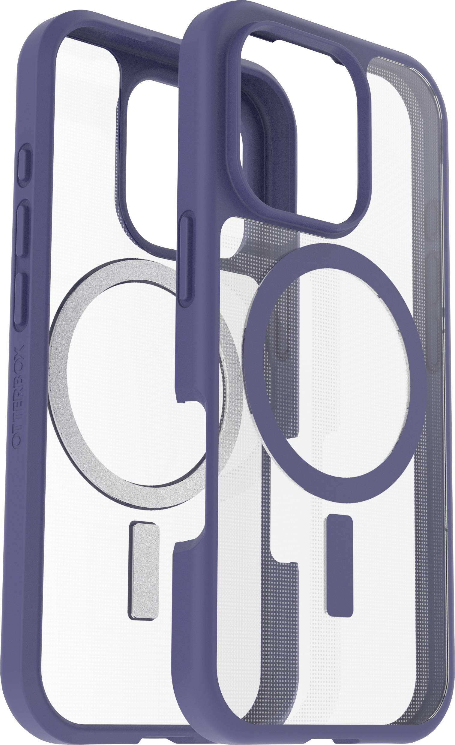 Otterbox React Hátlap Apple iPhone 16 Pro Lila, Átlátszó Induktív töltés, MagSafe kompatibilis 77-96255
