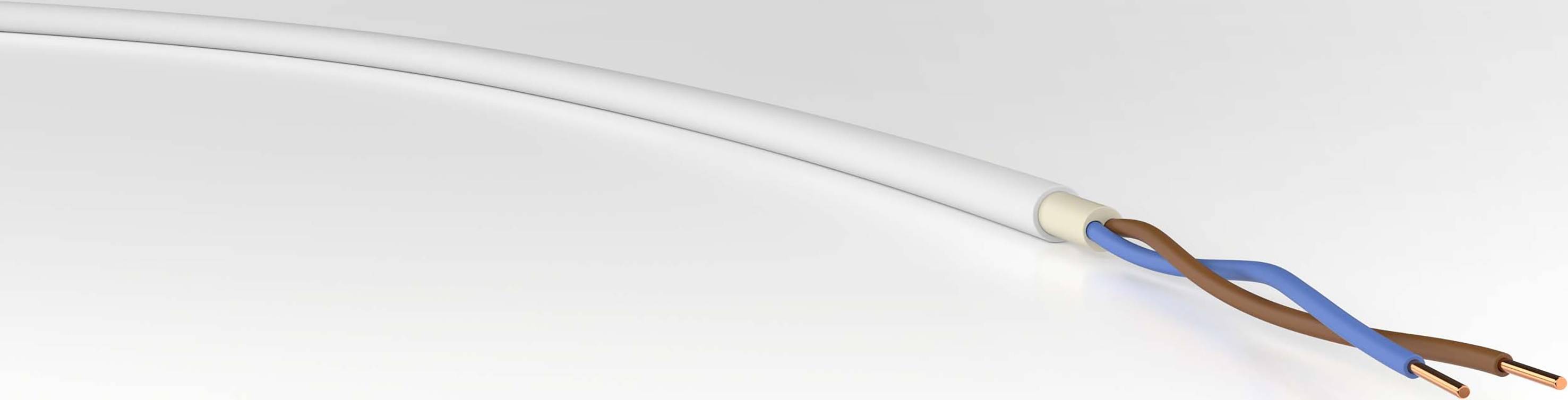 VER NYM-O 2x 2,5 Eca Tr500 Energiavezeték NYM-O 2 x 2.50 mm² Szürke 500 m