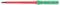 Egy piros nyéllel és zöld fejjel rendelkező csavarhúzó, amelyen 'TX 15' felirat látható.