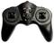 Fekete játékvezérlő két joystickkel és több gombbal irányításhoz, gyakran használt videojáték-konzolokhoz vagy távirányítható eszközökhöz.