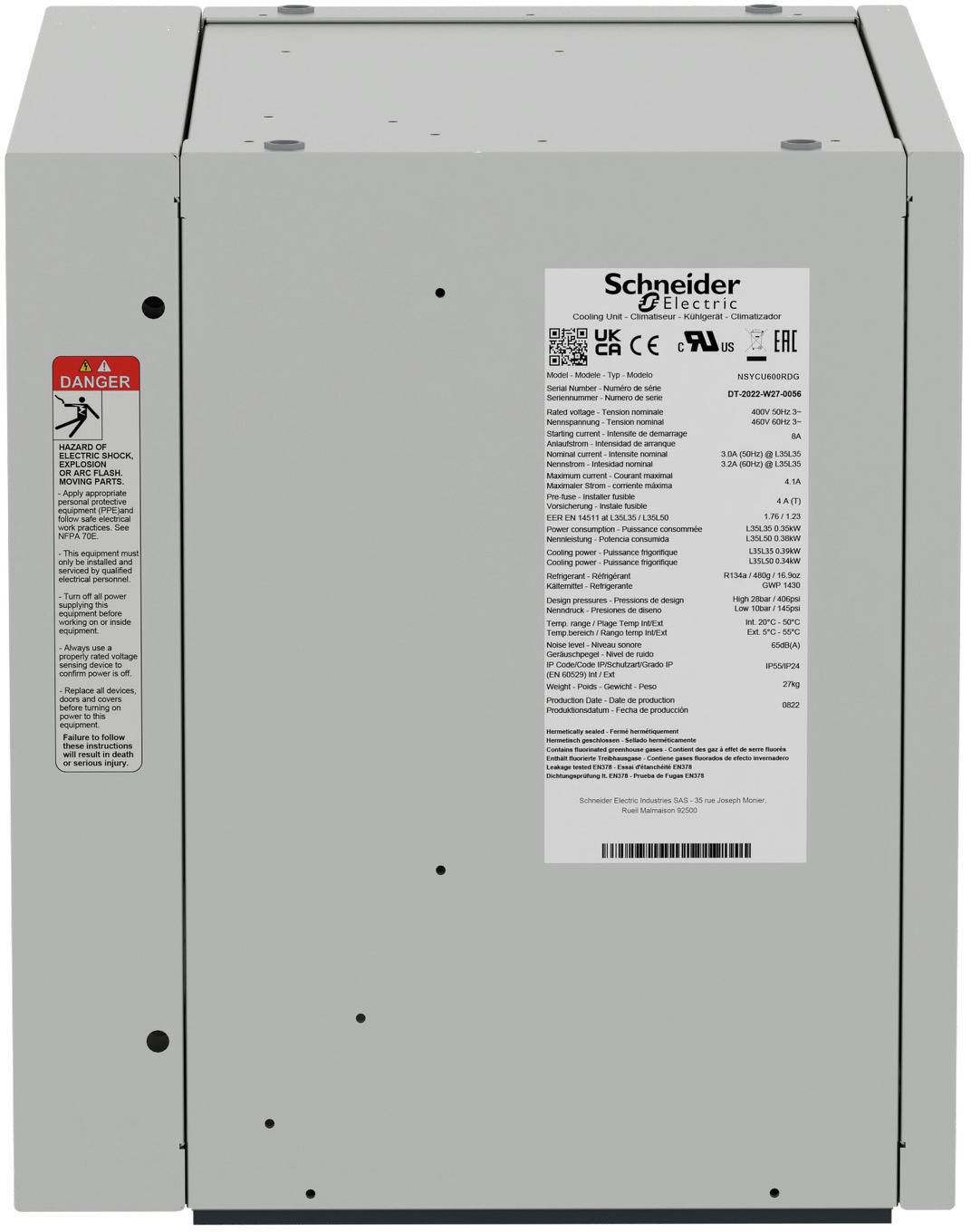 Schneider Electric NSYCU600RDG Hűtőkészülék 650 W darab 1 db-10