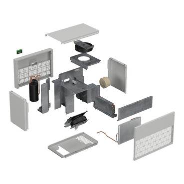 Schneider Electric NSYCU600RDG Hűtőkészülék 650 W darab 1 db-16