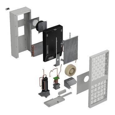 Schneider Electric NSYCUHD1K62P4DG Hűtőkészülék 1650 W 1 db-15