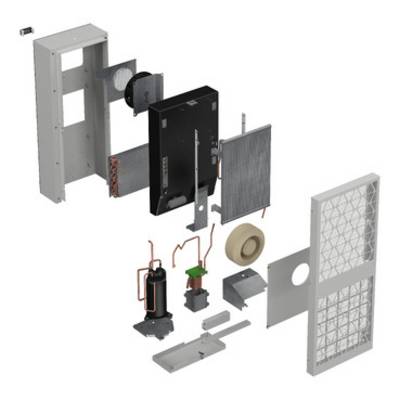 Schneider Electric NSYCUHD350DG Hűtőkészülék 350 W 1 db-14