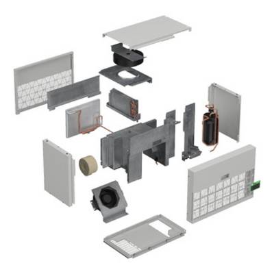 Schneider Electric NSYCU2KRDG Hűtőkészülék 2100 W darab 1 db-15