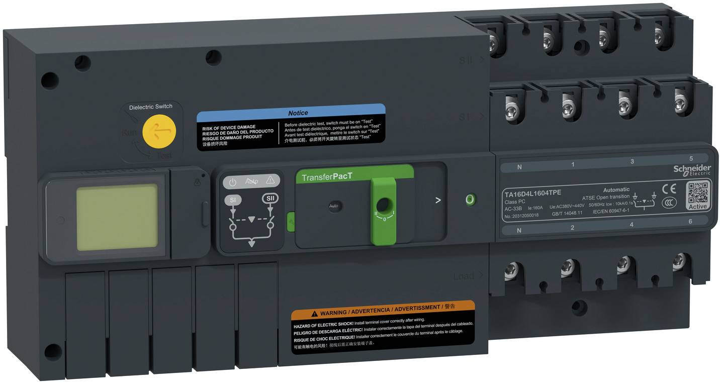 Schneider Electric TA16D4L1604TPE Hálózati átkapcsoló vezérlő készülék 1 db-2