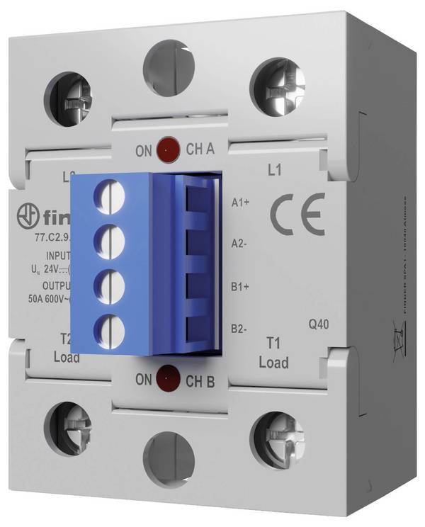 Finder Félvezető relé 77C290248671 50 A Kapcsolási feszültség (max.): 660 V/AC Pillanatnyi érték kapcsoló 1 db