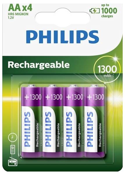 Philips HR6 Ceruzaakku NiMH 1300 mAh 1.2 V 4 db