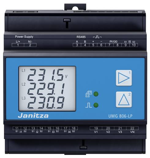 Janitza UMG 806-LP (UL) Energia analizátor