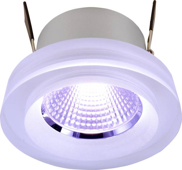 Deko Light 565197 COB 68 Acryl, 8 W, RGB, Silber LED-es beépíthető lámpa   LED Fixen beépített LED-es 8.0 W Ezüst