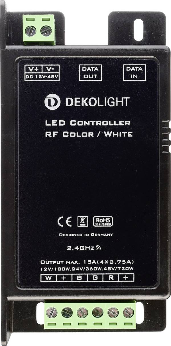 Deko Light RF Color + White LED transzformátor  Állandó feszültségű   12 - 48 V/DC Dimmelhető 1 db