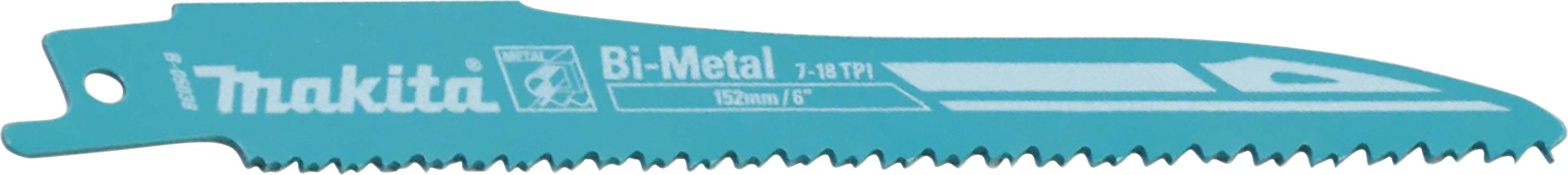 Makita B-05038 Makita B-05038 Recipro penge BIM 152/7-18Z 5db Fűrészlap hossz 152 mm 5 db