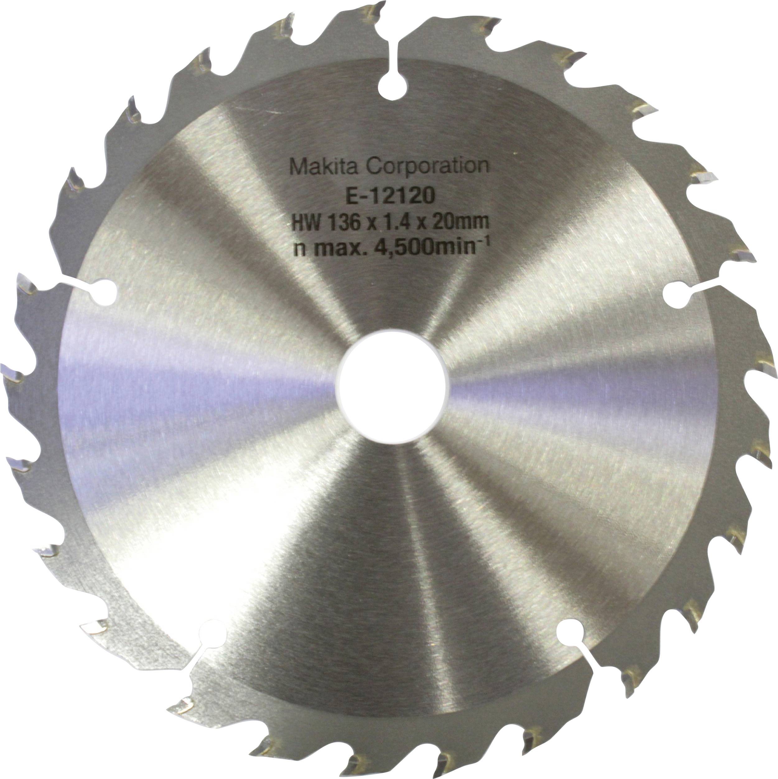 Makita E-12108 E-12120 Körfűrészlap 136 x 20 mm Fogak száma (collonként): 25 1 db
