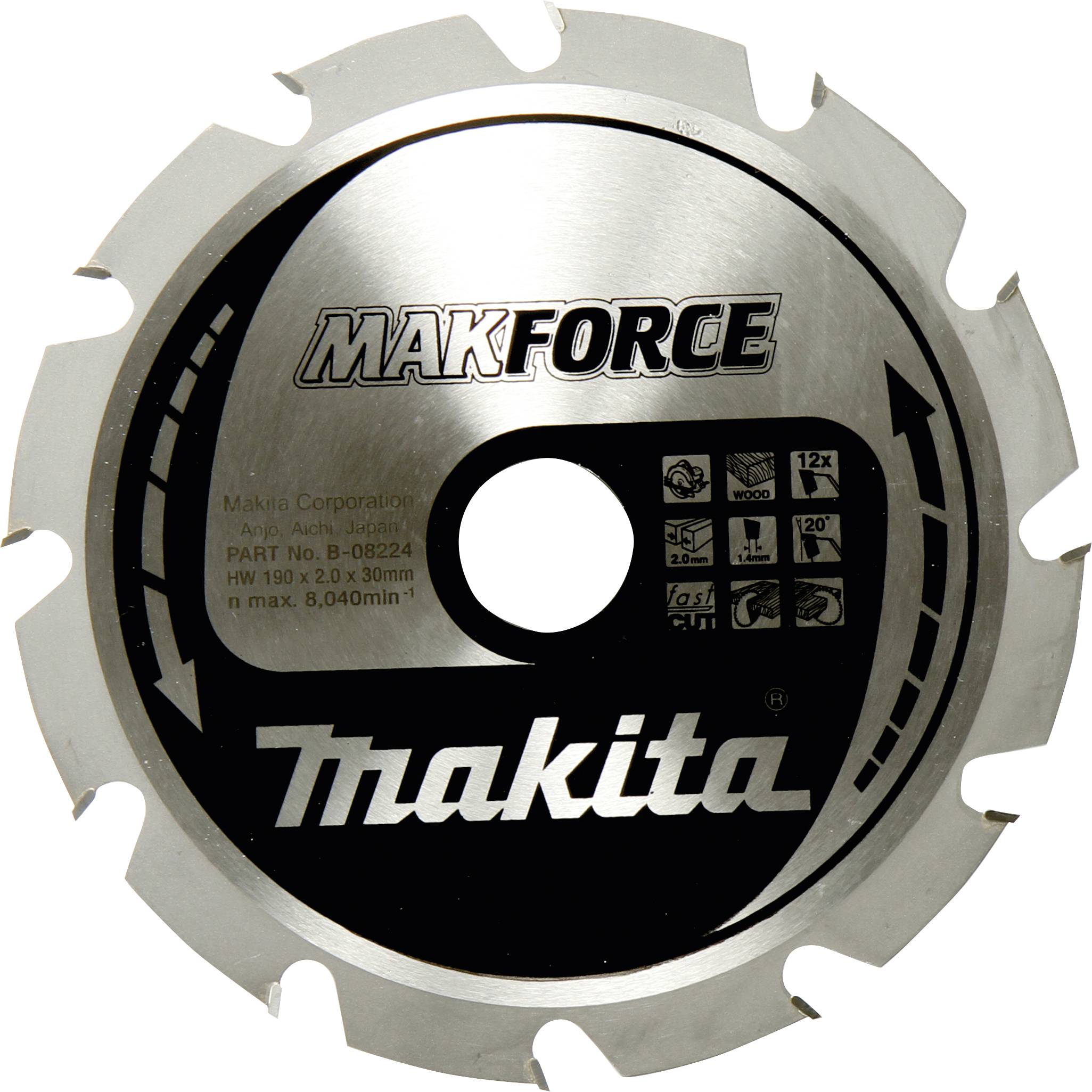 Makita B-32269 Körfűrészlap 235 x 30 x 1.6 mm Fogak száma (collonként): 20 1 db