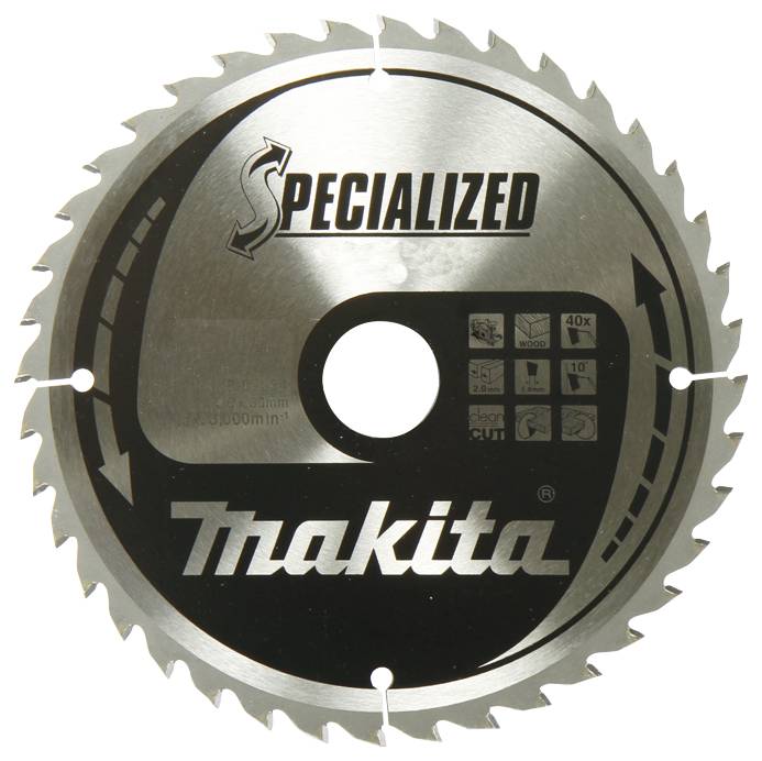 Makita B-33554 B-33554 Körfűrészlap 190 x 30 x 1.6 mm Fogak száma (collonként): 12 1 db