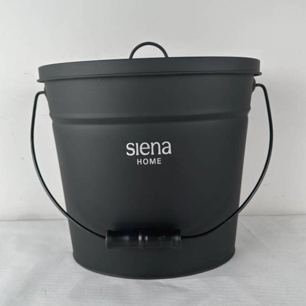 Siena HOME S17914 Szemeteskuka 15 l Acél, Műanyag Fekete 1 db