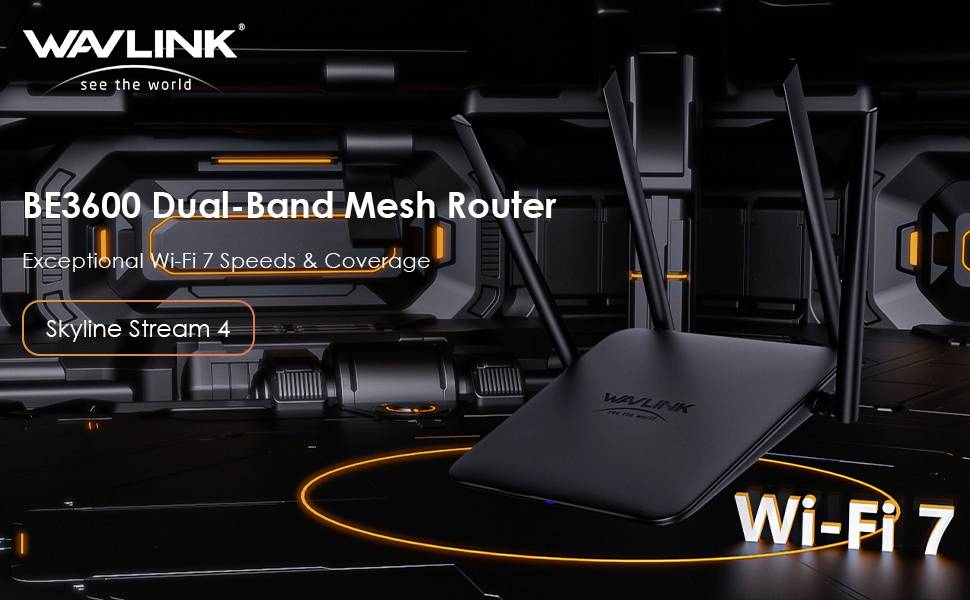 Wavlink BE3600 WLAN router 2.4 GHz, 5 GHz 3568 MBit/s-6