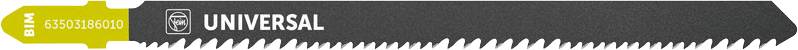 Fein 63503186010 Lame de scie sauteuse pour une utilisation universelle BIM 110 T1.8-2.5 UNI SC 5 pc(s)
