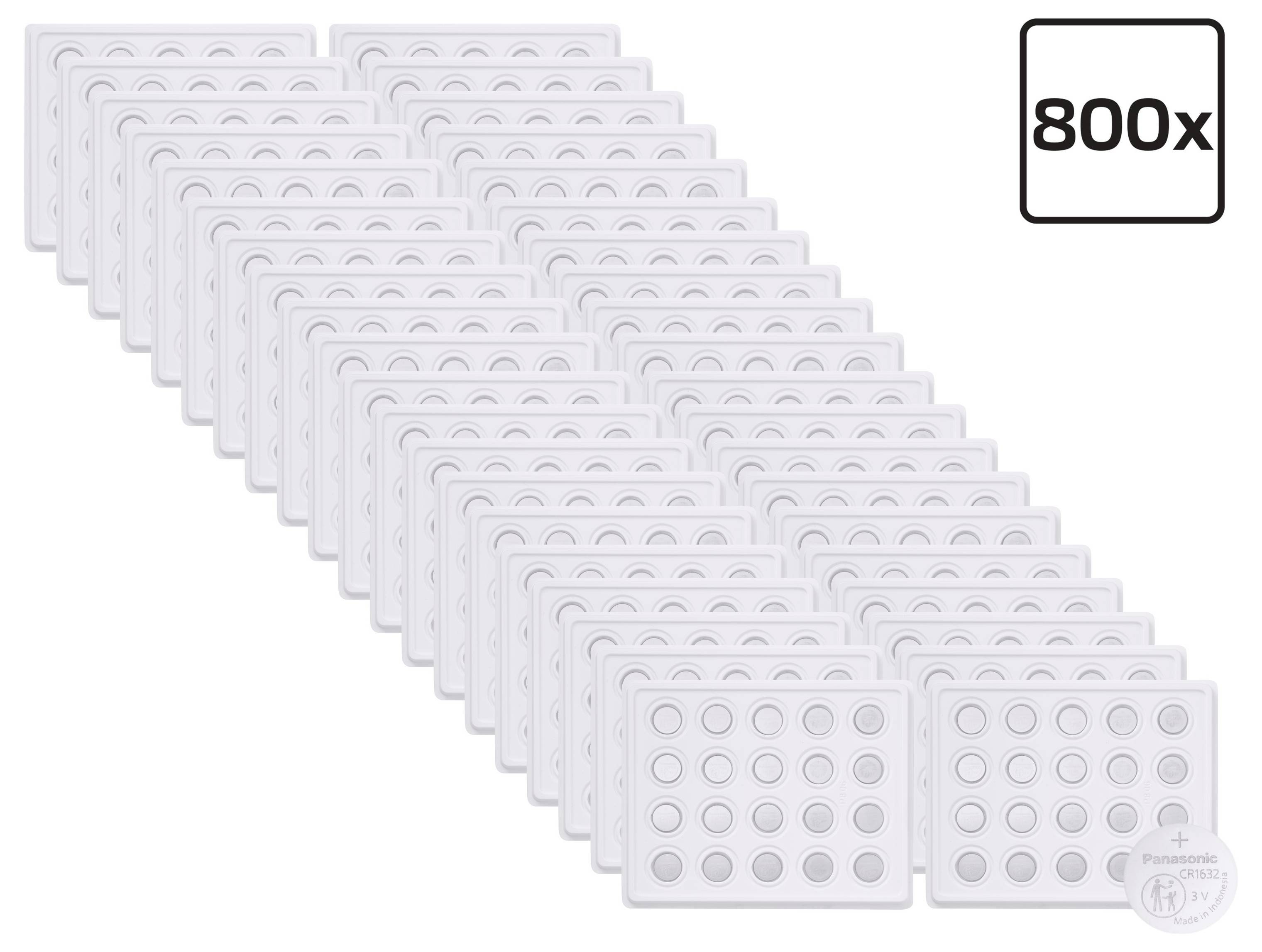 Panasonic Gombelem CR 1632 3 V 800 db 140 mAh Lítium CR1632