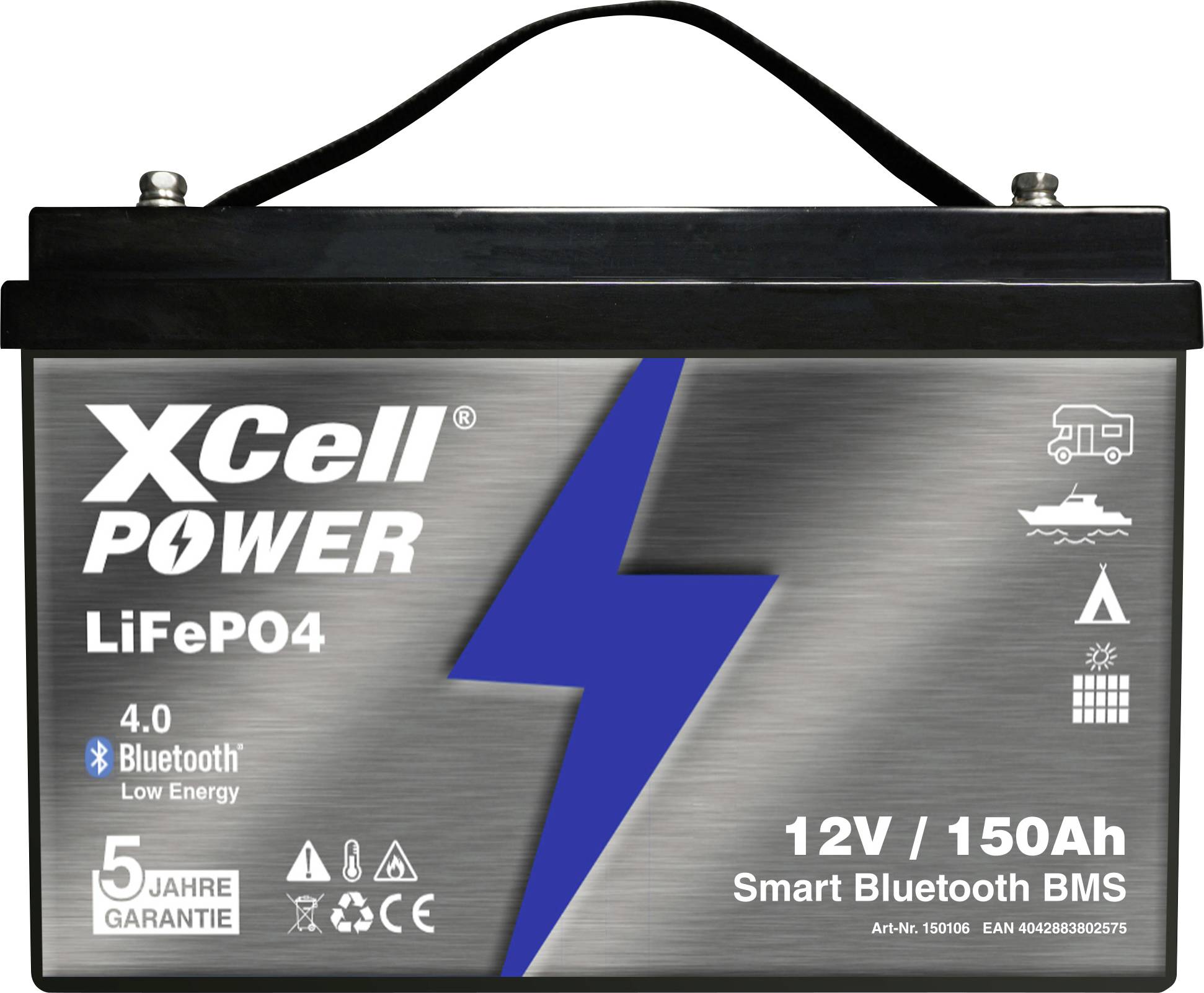 XCell LiFePO4 Speciális akku Speciális akku Belső menet LiFePO 4 12 V 150 mAh 1 db