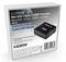 Mini VGA + Audio - HDMI konverter doboza, amely bemutatja a készüléket csatlakozóival. Felirat: 'Bemenet: VGA & Jack', 'Kimenet: HDMI 1080p/60Hz'.