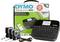 Dymo LabelManager 360D címkenyomtató csomagolással, három szalagkazettával és USB-kábellel. Alkalmas professzionális feliratozáshoz.