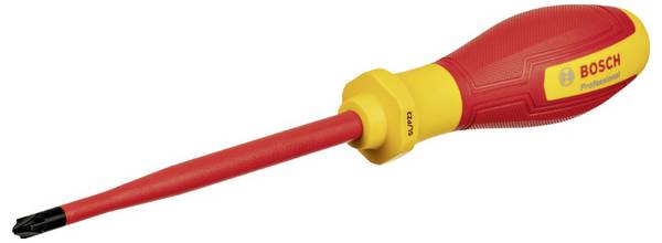 Bosch Professional VDE-Schraubendreher SL/PZ 2x125 1600A02ND7 VDE Kereszthornyú csavarhúzó PZ 2 Penge hossz: 125 mm DIN EN 60900