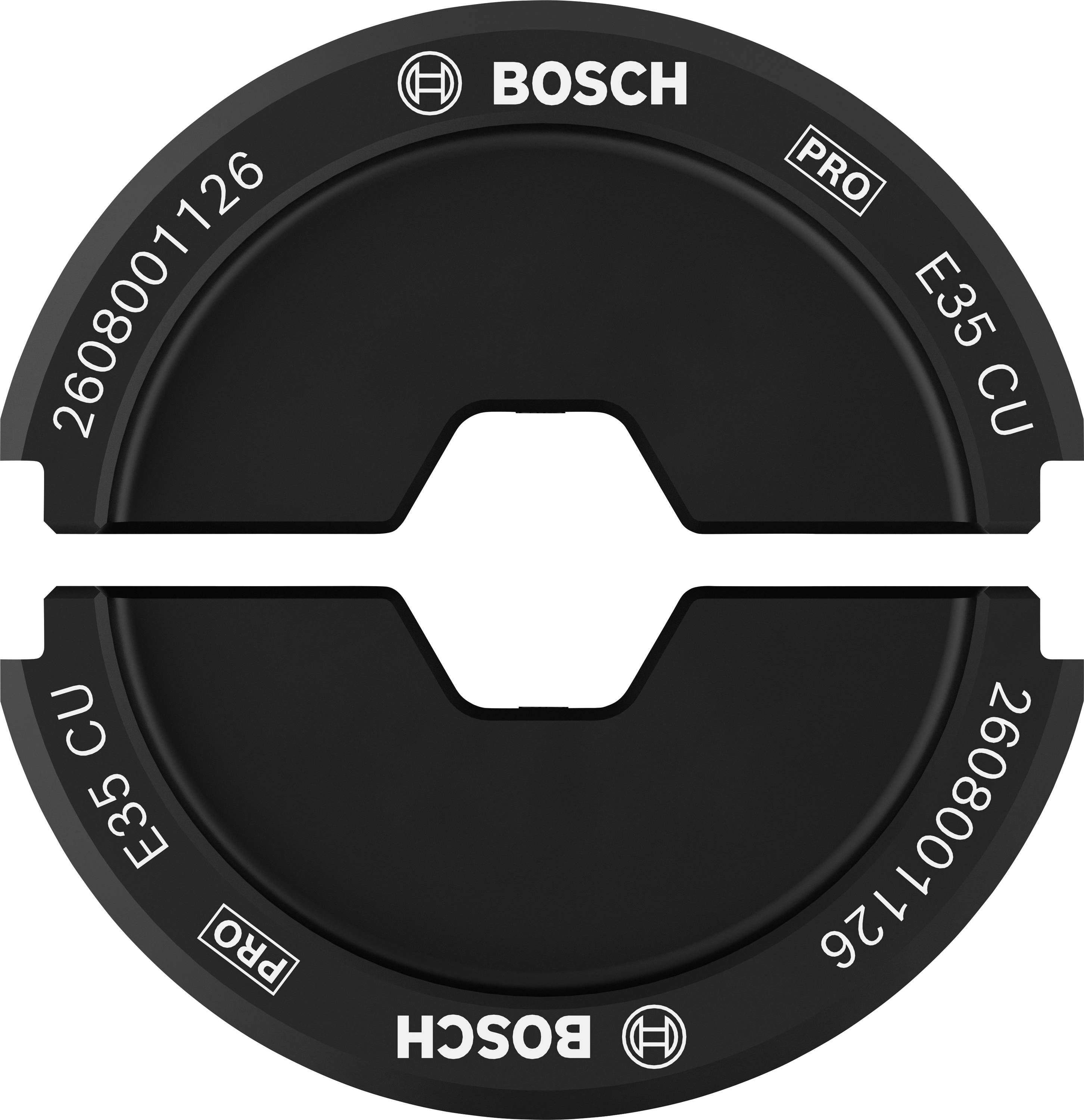 Bosch Accessories 2608001126 2608001126 Krimpelő betét Csőkábelsaruk, Cső csatlakozó 35 - 35 mm²