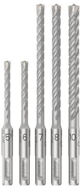 Bosch Accessories 2608837138 2608837138 Kalapácsfúró készlet 5.5 mm, 6 mm, 7 mm, 8 mm SDS-Plus 1 db