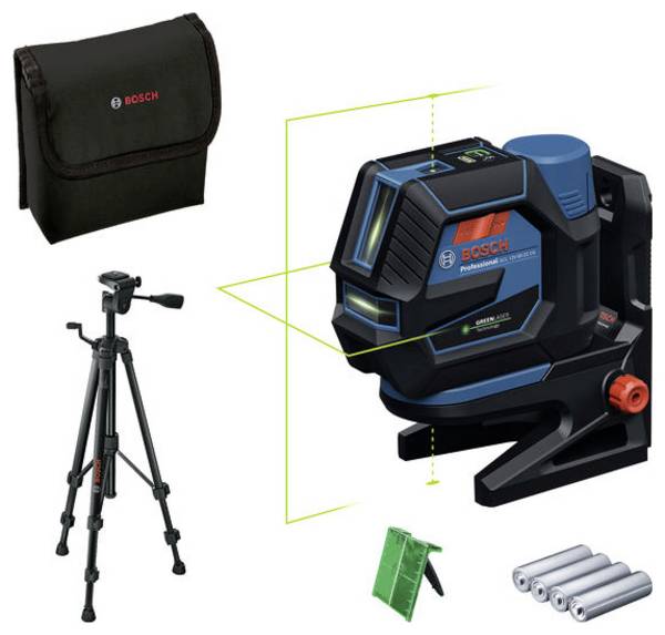 Bosch Professional GCL 12V-50-22 CG Multi vonallézer  Zöld lézer Hatótáv (max.): 50 m