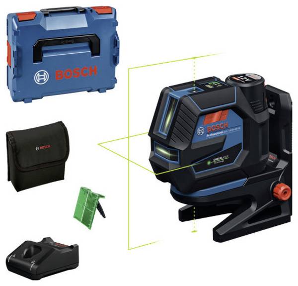 Bosch Professional GCL 12V-50-22 CG Multi vonallézer  Zöld lézer Hatótáv (max.): 50 m