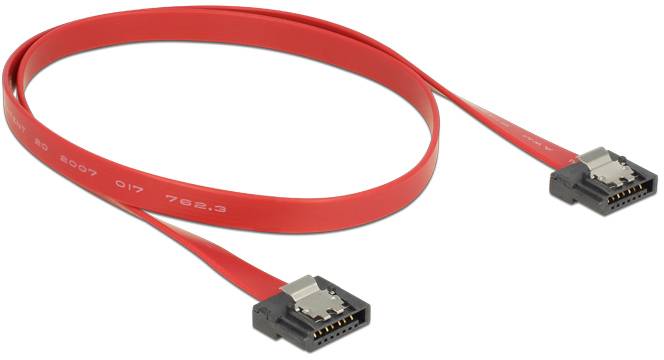 Delock Merevlemez Csatlakozókábel 50 cm Piros-2