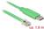 Zöld USB-Ethernet kábel, hossza kb. 1,8 m.