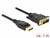 DisplayPort-ról DVI-re átalakító kábel, körülbelül 1 méter hosszú, mindkét végén csatlakozóval. Alkalmas monitoros csatlakoztatáshoz.