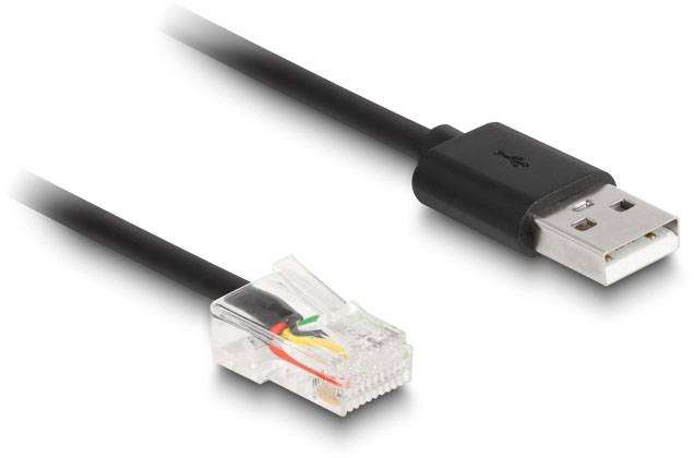 Delock 90602 Szkenner USB kábel Vezetékes Fekete USB-A (USB 2.0)-2