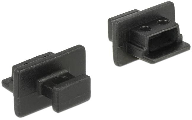 DeLOCK 64011 USB Mini-B aljzatvédő, fekete, 10 db 64011 64011 Delock Tartalom: 1 db-0