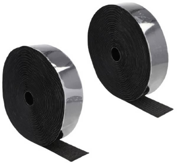 Delock 20860  Tépőzár Felragasztható  (H x Sz) 15 m x 50 mm Fekete 1 db