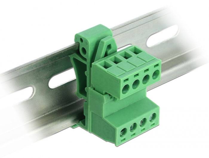 Delock 66079 Hálózati modul Csavaros rögzítés Szereletlen Zöld-0