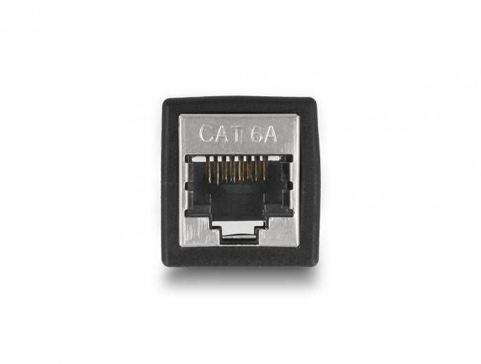 Delock RJ45 Hálózat Átalakító Kábel [1x RJ45 alj - 1x RJ45 alj] 0 cm Fekete-2