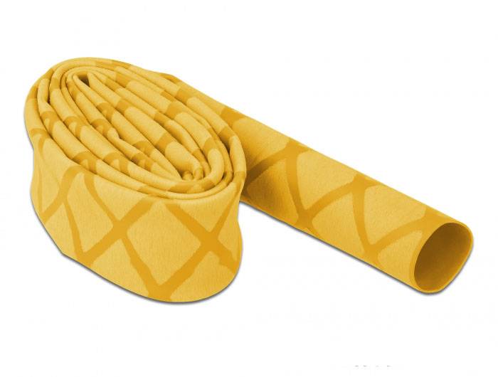Delock 19592 Zsugorcső Sárga 15 mm 7.5 mm Zsugorodási arány:2:1 1 db-1